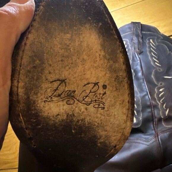 Dan Post leather cowboy boots 8.5 - Picture 5 of 6